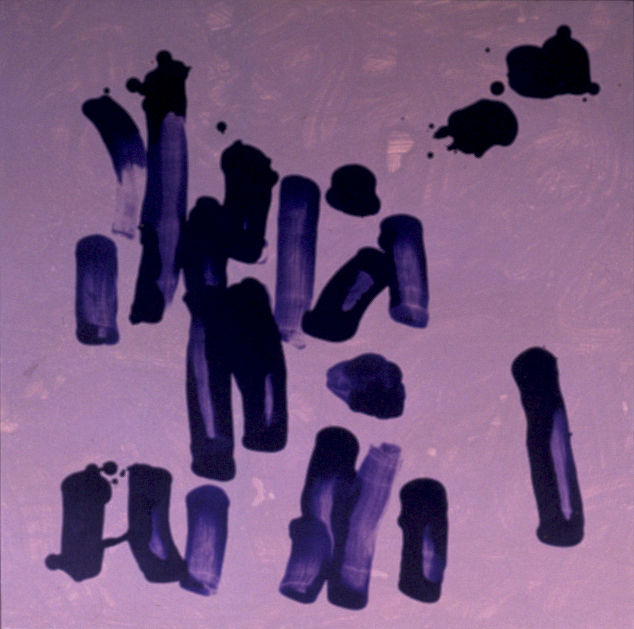 1998 - Acrylic on canvas and methacrylate box - cm 50x50