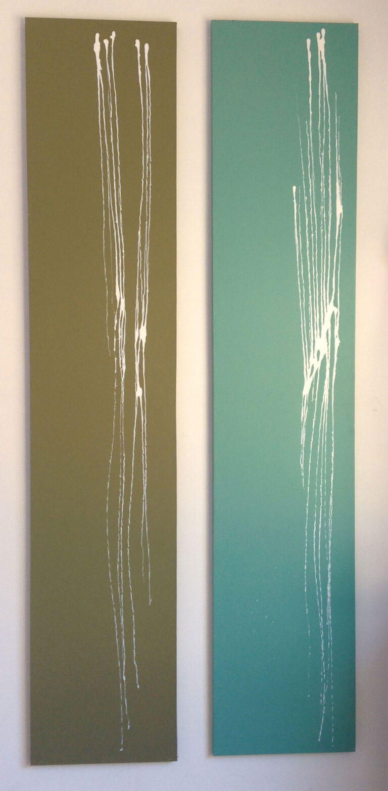 2005 - Acrylic on canvas - Diptych each cm 200x50