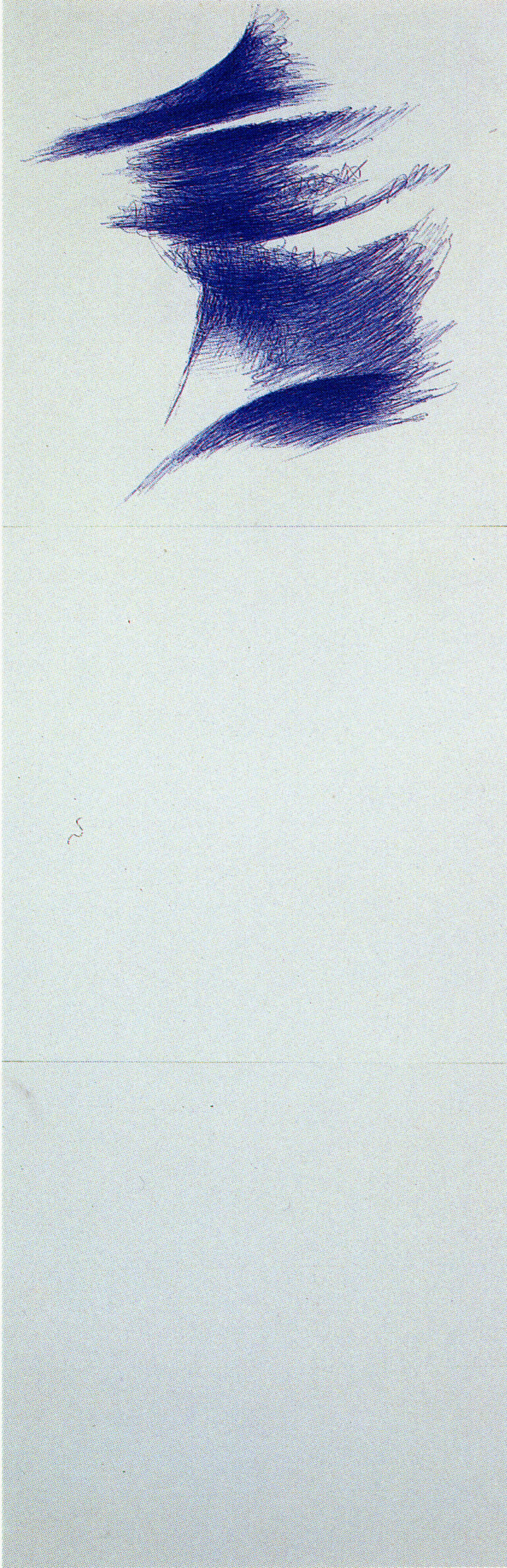 1989 - penna a sfera su carta intelata - cm 103,5x34,5