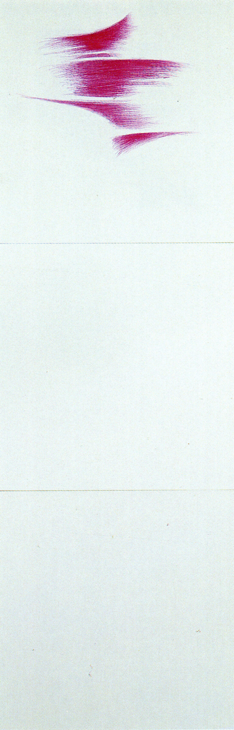 1989 - Ball-pen on canvas-backed paper - cm 103,5x34,5