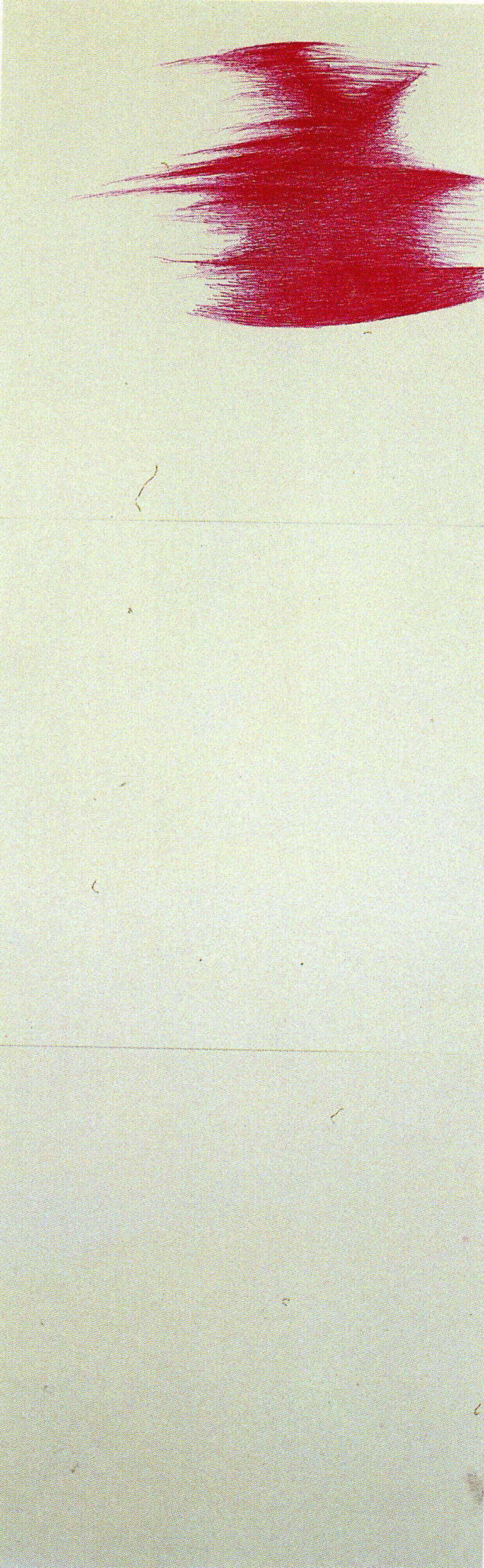 1989 - Ball-pen on canvas-backed paper - cm 103,5x34,5