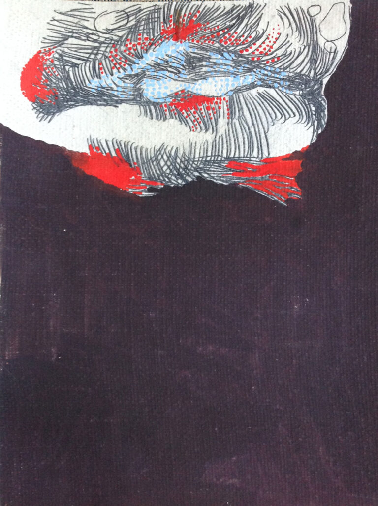 1973 - Tempera e matita su carta - cm 28,5x21,5