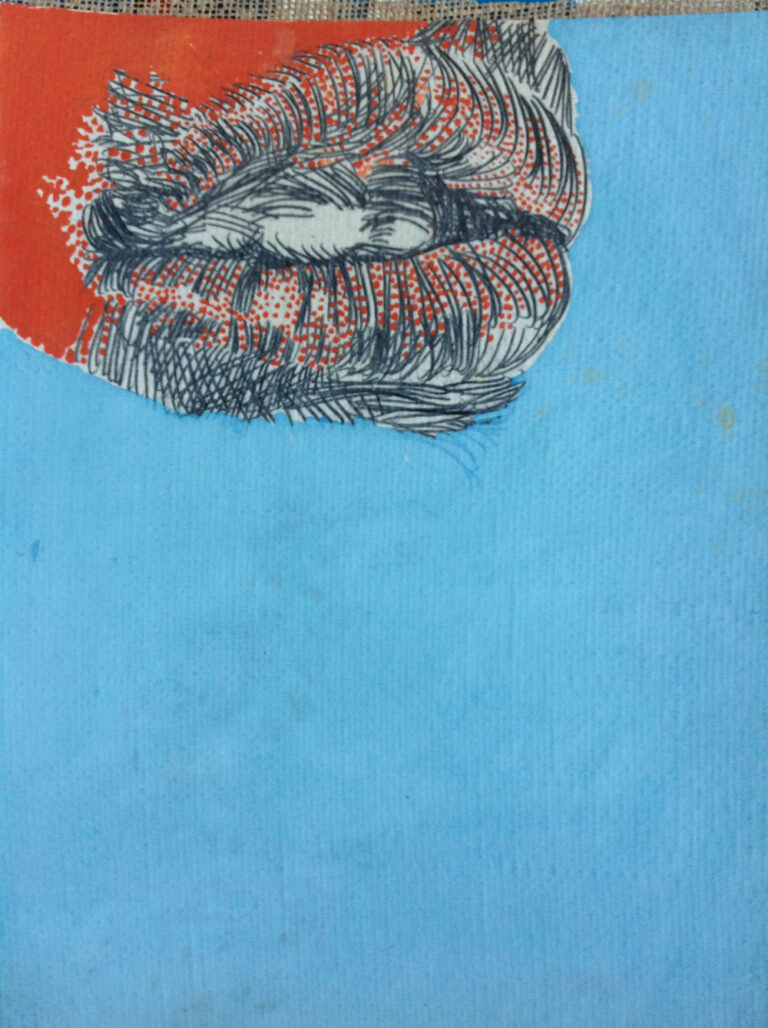 1973 - Tempera e matita su carta - cm 26,5x20