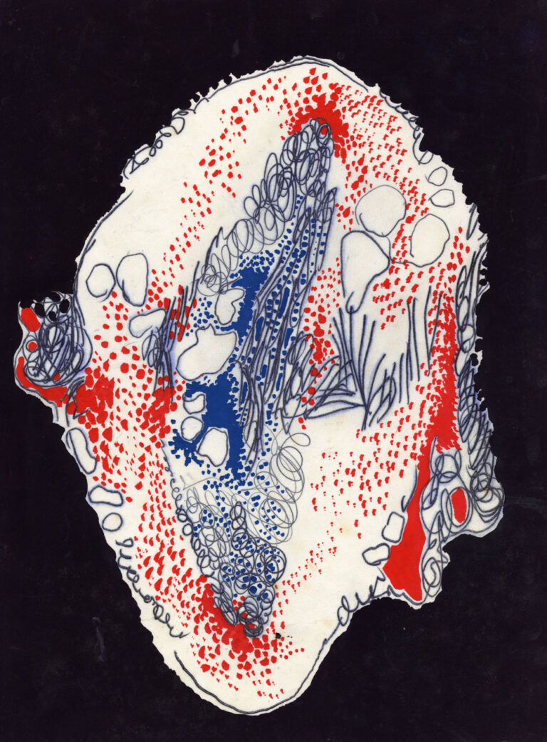 1973 - Tempera e matita su carta - cm 28,5x21,5